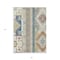 Homeroots 5' X 8' Ivory Blue And Brown Aztec Washable Indoor Outdoor Area Rug 598467 - alternate 2
