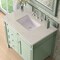 James Martin Vanities Brittany 36" Single Vanity, Sage Green, w/ 3 CM Siberian Silestone Top 650-V36-SGR-3SFR - alternate 3