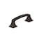 Amerock Ville 3 inch 76mm Center-to-Center Oil-Rubbed Bronze Cabinet Pull BP36778ORB - alternate 1