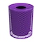 Leisure Craft 32 gal. 9 Gauge Metal Trash Can, Purple 32EXP-PURPLE - alternate 1