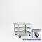 Pucel Heavy Duty Shop Truck, 36 in W x 30 in D x 33.5 in H, Three Shelves, Push Handle, Gray 3036-DT-3P - alternate 1