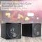Pyle PyleHome 3" Mini Cube Bookshelf Speakers - 100W, Paper Cone Driver, 8 Ohm, Passive Audio Pair PCB3BK - alternate 2