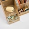 Martha Stewart Ryder Gold Mesh Metal Small Desktop Organizer for Office Accessories, Notebooks, Pen Holder & Drawer HH-OHD05-GLD-MS - alternate 3