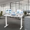 Motionwise Motionwise Electric Height Adjustable De, 24 in D X 48 in H, 48 in W X Wood and Steel, White AX2448W - alternate 3