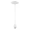 Westinghouse One-Light Indoor Mini Pendant White 7028600 - alternate 1