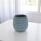 Homeroots Blue Ceramic 15 Ounce Round Distressed Pot Planter 487396 - alternate 2
