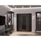 Vdomdoors Aluminum Door Iron 1633 Black Entry Steel Metal Classic Painted 60 x 80 (12+36+12 x 80)-Left Inswin IRON1633EXD-BLK-W12+36+12xH80-LH-I - alternate 2