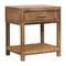 Homeroots 20" Brown Solid Wood One Drawer Nightstand 651836 - alternate 3
