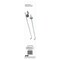 Performance Tool 3 pc. Locking Plier Set, Curved Jaw, Long Nose, Ergonomic Grips W30713 - alternate 2