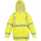 Ironwear .40mm Polyester/PU 2 Piece Hi Vis Reflective Flame Retardant Rain Suit, Lime, X-Large 9508FR-L-XL - alternate 1