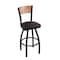 Holland Bar Stool Co Penn State Bar Stool L03830BWMedMplAPennStBlkVinyl - alternate 2