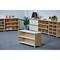 Beleduc By Playwell Palermo 41inx14in Low 2-Layer Shelf - Open, White/Oak Veneer, 18inH, Scratch-Resistant, Ages 3+ 846029 - alternate 3
