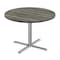 Correll Round Cafe Table, 48 in W, 48 in L, 29 in H, Particleboard Top, New England Driftwood SXT48R-52-98-52 - alternate 1