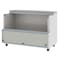 Koolmore 58 in. Commercial Milk Cooler for School and Cafeteria, 16 Crate Capacity with Heavy Duty Casters KM-MC58-HDC - alternate 2