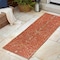 Jonathan Y Danae Classic Cottage Filigree Scroll Reversible Machine-Washable Cream/Terra 2ft x 8ft Runner Rug SVH100A-28 - alternate 4