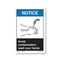 Signmission OSHA Sign, Avoid Contamination Wash Your Hands, Size: 14in X 10in Vinyl, 10" W, 14" L, Landscape OS-CL-D-1014-L-19973 - alternate 1