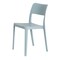Homeroots Set of Two Baby Blue Heavy Duty Plastic Outdoor Stacking Accent Chairs, 2PK 565223 - alternate 2