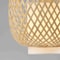 Vidalite Fos Table Lamp with Woven Bamboo and Linen Shade, Brushed Brass Base, Dimmable, USB Charging Port CE1009203 - alternate 2