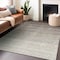 Homeroots 9' X 12' Brown And Ivory Ombre Washable Indoor Outdoor Area Rug 595797 - alternate 2