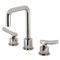 Kingston Brass Widespread Bathroom Faucet with Push Pop-Up Drain, Polished Nickel KS1456TKL - alternate 1