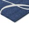 Homeroots 8' X 10' Navy Blue And Ivory Abstract Washable Indoor Outdoor Area Rug 597496 - alternate 3