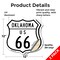 Signmission Oklahoma Route Marker Shield Sign Us 66, 12 inch X 12 inch, Vinyl Decal, 2PK SHI-D-2PACK-12-426 - alternate 2