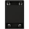 Lorell Mobile 3-Drawer File Cabinet with Full-Width Pull, 15" x 20" x 27.8", Black LLR49521 - alternate 1