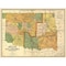 Homeroots 20" X 28" Map Of Indian And Oklahoma Territories Vintage Poster Wall Art 391983 - alternate 1