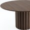 Homeroots 60" Brown Wood Pedestal Base Round Top Dining Table 720946 - alternate 3