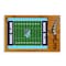 Picnic Time Family Of Brands NCAA Rhode Island Rams Icon Glass Top Cutting Board & Knife Set 910-00-505-934-0 - alternate 1