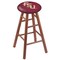 Holland Bar Stool Co Oak Counter Stool, Medium Finish, Florida State (Script) Seat RC24OSMed - alternate 1