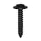 Auveco Phillips Flat Washer Head Tapping Screw #10 x 1in Black, 50PK 12954 - alternate 1
