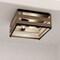 Vaxcel Ravenswood 13-in W Black and Wood Slat Square Farmhouse Flush Mount Ceiling Light Fixture C0265 - alternate 5