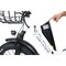 Voltour 20in Deluxe Folding E-Bike with Step Thru Frame - 750W, White 20EB-FOLSDSTWT - alternate 3