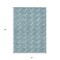 Homeroots 5' X 8' Teal Blue And Ivory Geometric Washable Indoor Outdoor Area Rug 595038 - alternate 3
