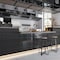 Apollo Tile Arte 1.97 in. x 7.87 in. Glossy Black Ceramic Subway Wall and Floor Tile 5.38 sq. ft./case, 50PK RID88BLKGLA - alternate 2