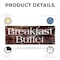 Signmission Breakfast Buffet, 36 Inch x 96 Inch, Vinyl Banner B-96-30496 - alternate 2