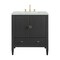 James Martin Vanities Myrrin 30" Single Vanity, Carbon Oak w/ 3 CM Ethereal Noctis Silestone Top 485-V30-CBO-3ENC - alternate 1