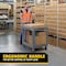 Rubbermaid Commercial Utility Cart, 750 lb Load Capacity, 2 Shelves, 55 in L, 26 in W, 33 1/4 in H, Ergonomic Handle 2192463 - alternate 2
