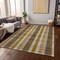 Homeroots 10' X 14' Wheat Ivory And Brown Plaid Washable Indoor Outdoor Area Rug 614028 - alternate 3