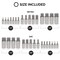 Neiko Hex Bit Socket Set, SAE and Metric, S2 Steel 10288A - alternate 2