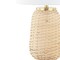 Jonathan Y Chakrii 25" Rustic Bohemian Iron/Rattan LED Table Lamp with Pull-Chain, Brass Gold/Light Brown JYL4044A - alternate 2