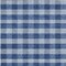 Homeroots 5' X 8' Navy Blue And Ivory Plaid Washable Indoor Outdoor Area Rug 595500 - alternate 2