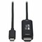 Tripp Lite USB C TO HDMI ADAPTER CABLE 4K 60HZ HDR M/M DP 1.2 ALT MODE 6FT U444-006-HDR2BE - alternate 1