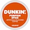 Dunkin K-Cup Pumpkin Spice Coffee, Compatible with K-Cup Brewer, Medium, K-Cup, 4PK 5000364868 - alternate 1