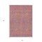 Homeroots 3' X 5' Purple And Copper Abstract Washable Indoor Outdoor Area Rug 599832 - alternate 3