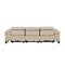 Homeroots 103" Beige Top Grain Leather Reclining Metal USB Sofa 720335 - alternate 2