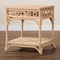 Bali & Pari Oxford Braided Natural Rattan End Table 259-14172-ZORO - alternate 4