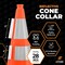 Xpose Safety 6in & 4in Reflective Collar for 28 Inch Traffic Cone RC28-64-X-S - alternate 2