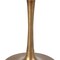 Homeroots 36" Modern White Marble and Burnished Gold Pedestal Bistro Table 394606 - alternate 3
